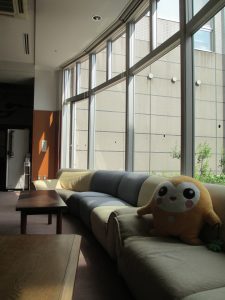 待合室にはココロンがいます