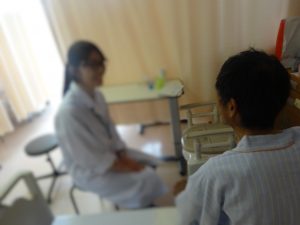 お仕事が大好きな患者さん。少しづつ今の気持ちをお話してくれました。